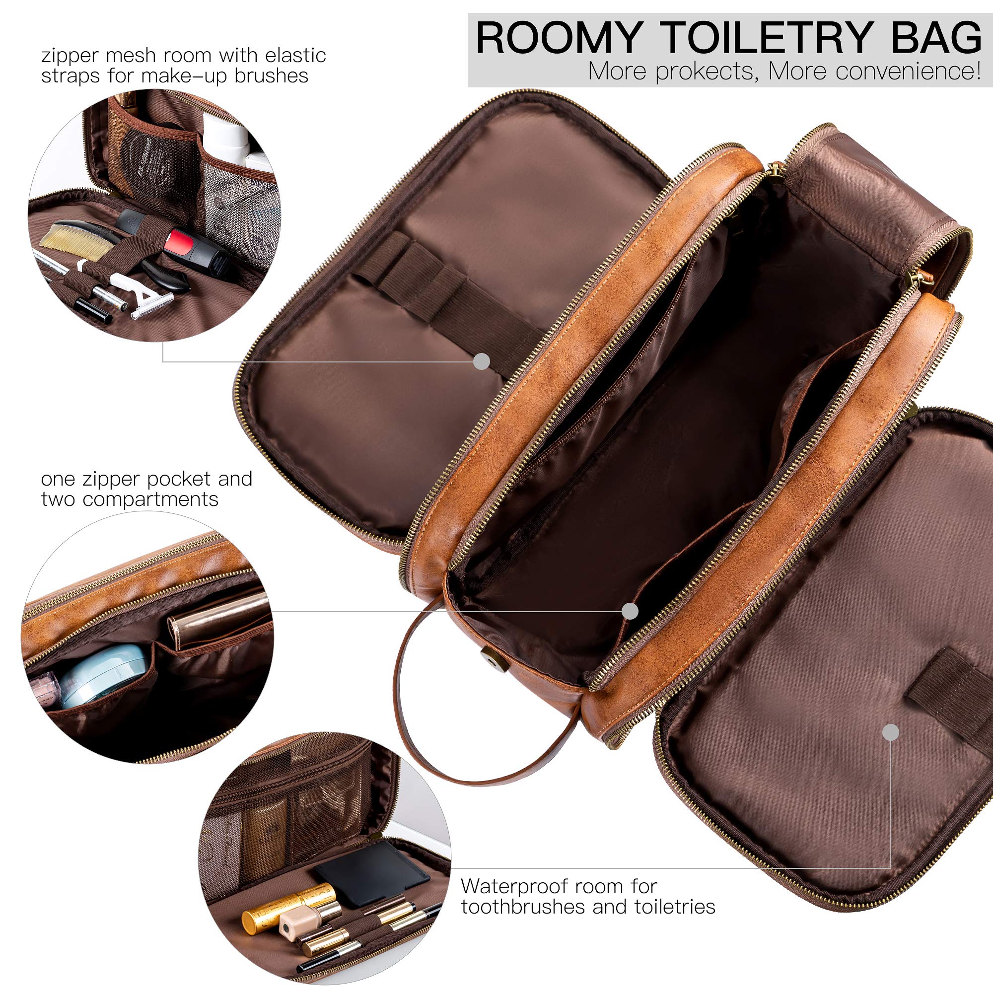 Elviros bag wet separation compartments keep wet items away from dry clothes.