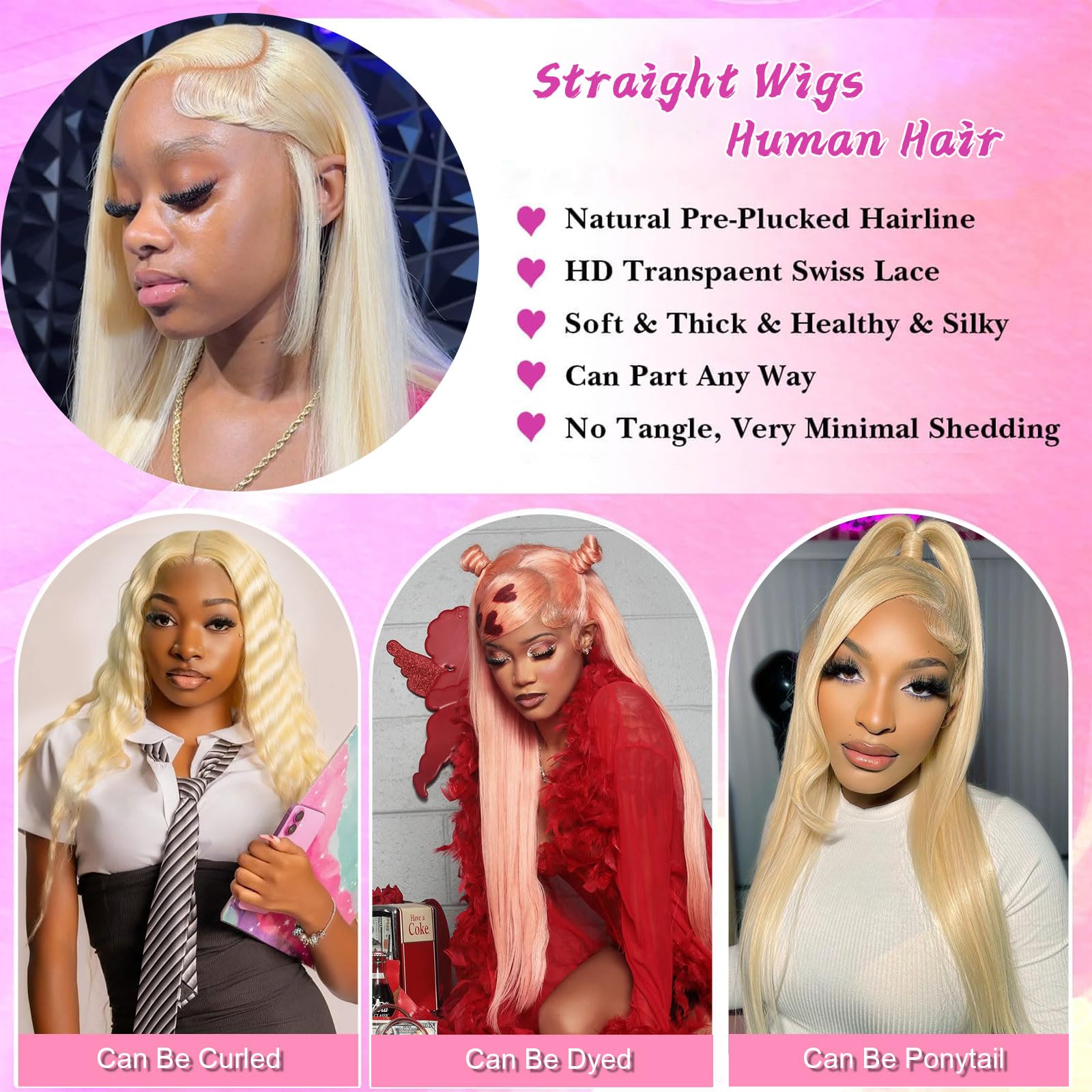 ELYCONT 22-22-5 cap lace front wig secure fit and easy styling