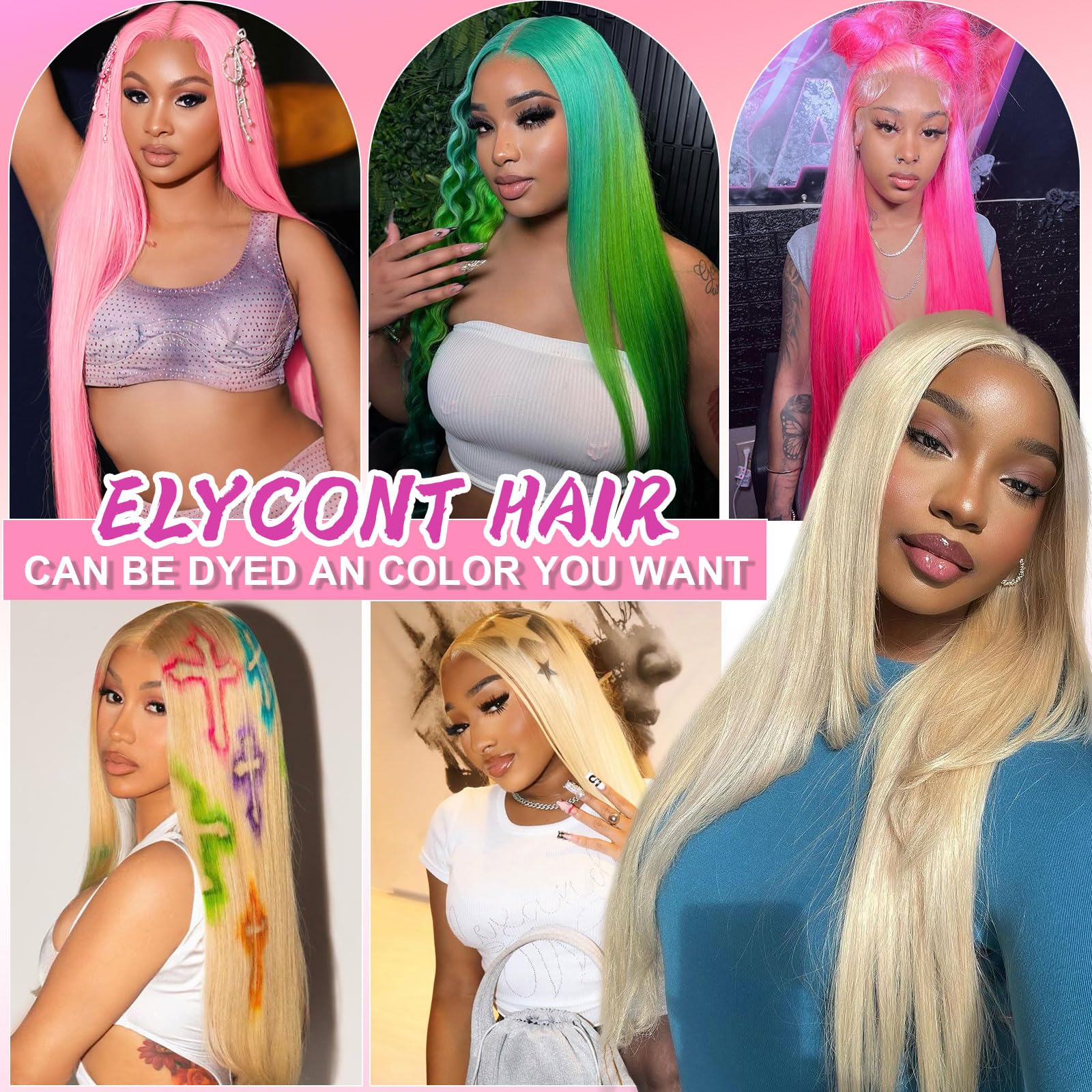 ELYCONT 613 hd lace front wig baby hair creates natural hairline realism