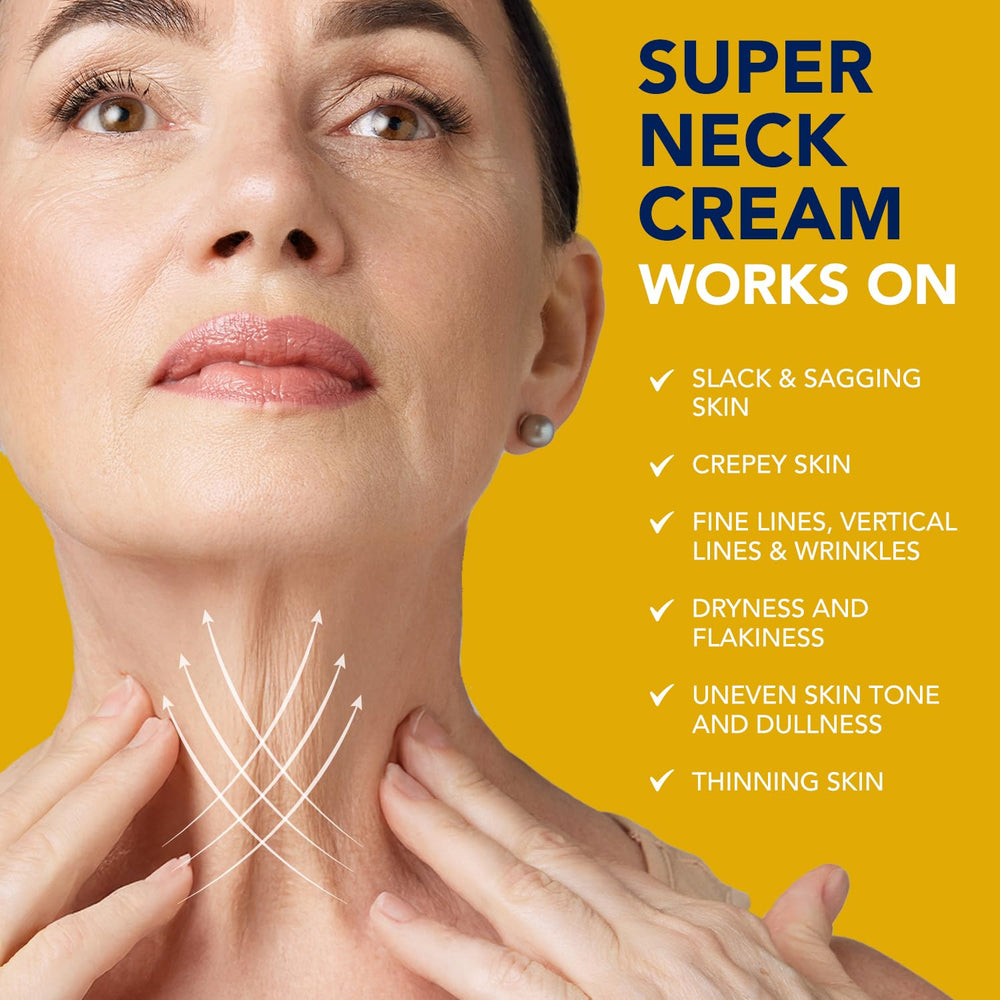 ElySeoul neck cream swatch on skin suggests rapid absorption and softening finish.