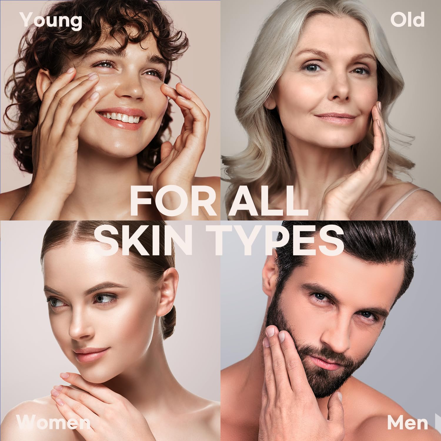 Under-eye puffiness focus suggests potential soothing benefits from caffeine and oils