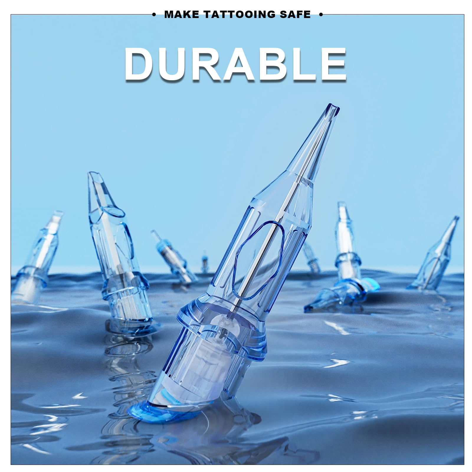 Emalla Eliot transparent cartridge body reveals needle strike area