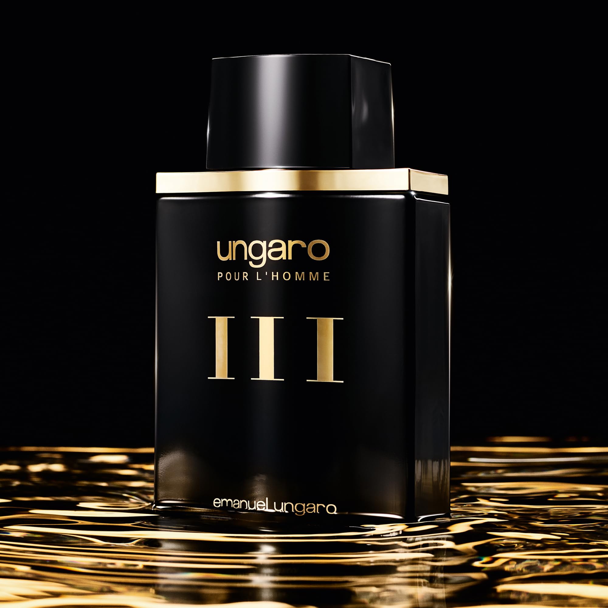 Emanuel Ungaro Pour L'Homme III box open shows premium packaging and gift-ready presentation.
