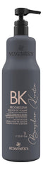 EMAX ECOSMETICS Deluxe Keratin bottle showing smoothing and frizz-control potential.