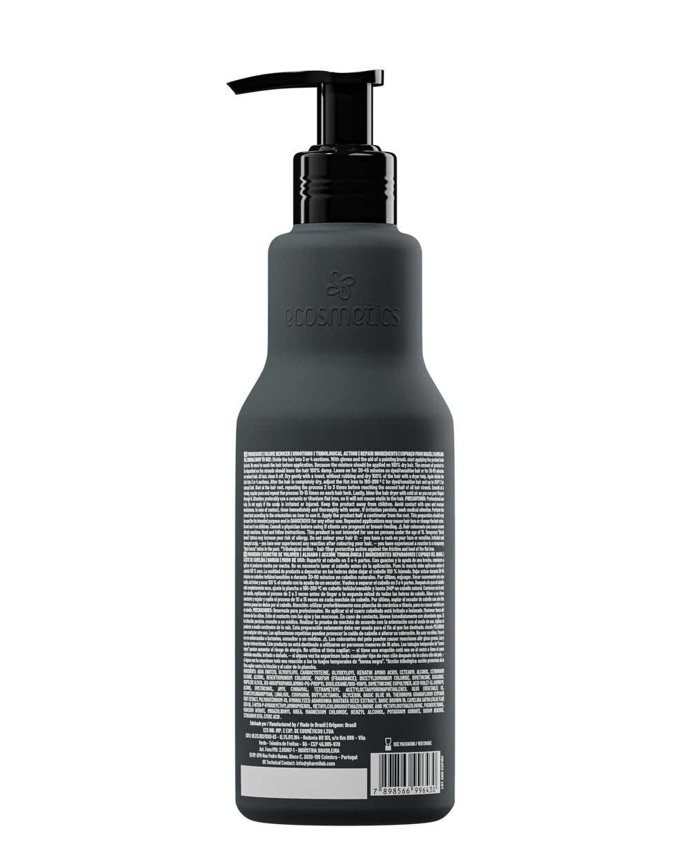 EMAX ECOSMETICS keratin treatment being dispensed for easy application.