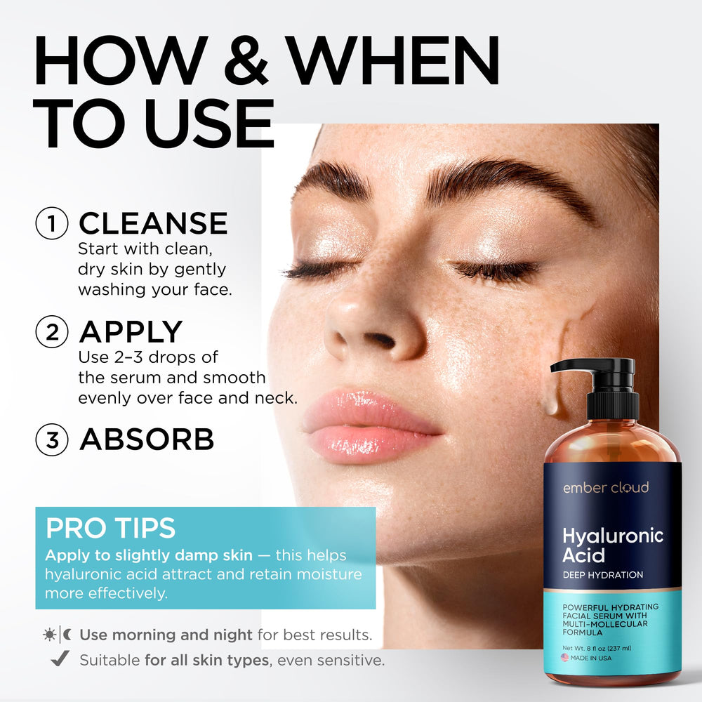 Dropper release from Ember Cloud Hyaluronic Serum bottle