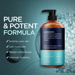 Applying Ember Cloud Hyaluronic Serum as part of routine