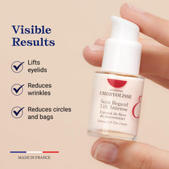 Embryolisse Intense Lift Eye Cream shows hyaluronic hydration close-up