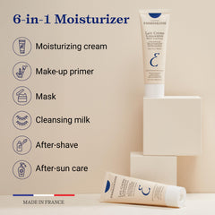 Embryolisse Lait-Crème Concentré swatch demonstrating the creamy texture and satin finish.