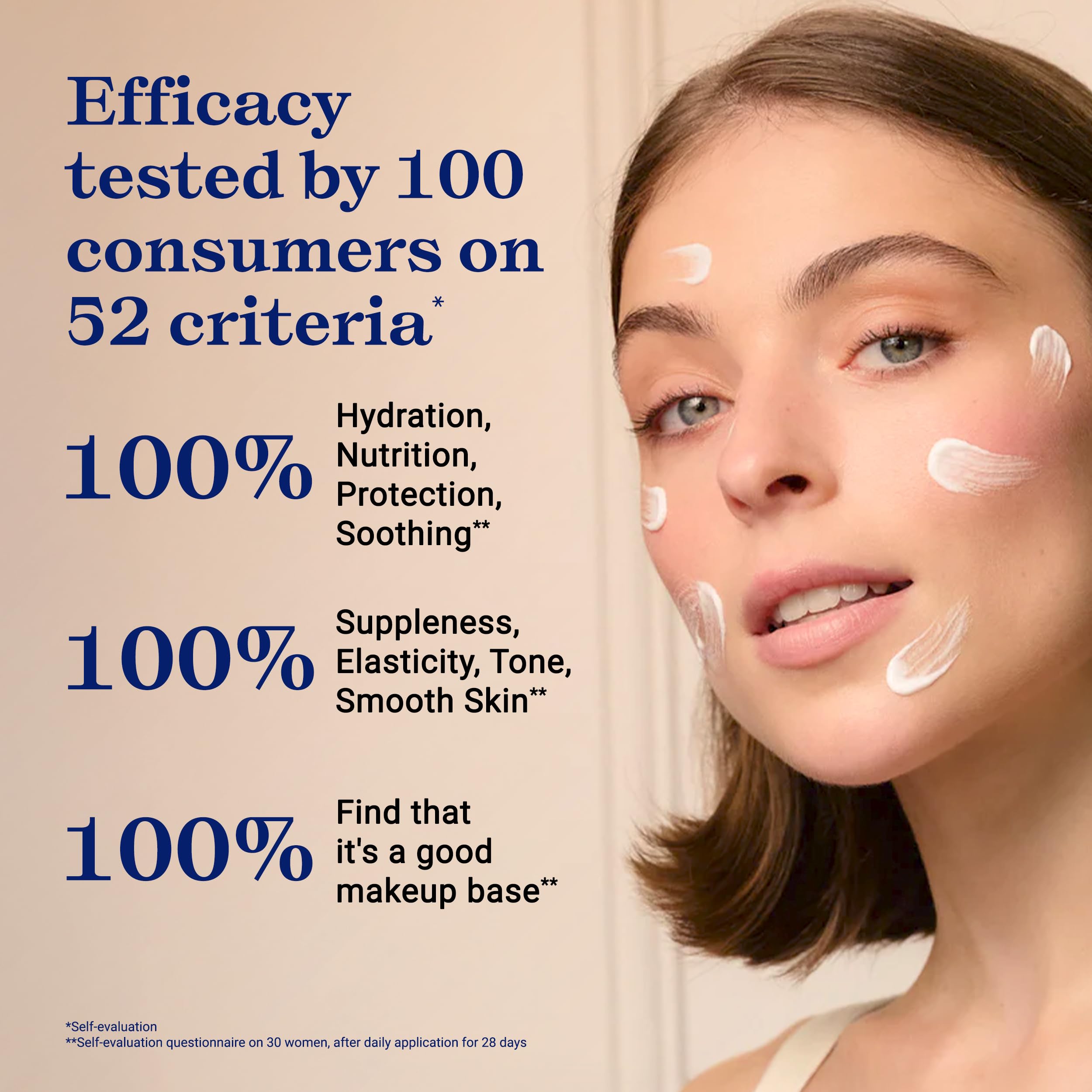 Embryolisse Lait-Crème Concentré glow after application for radiant skin.