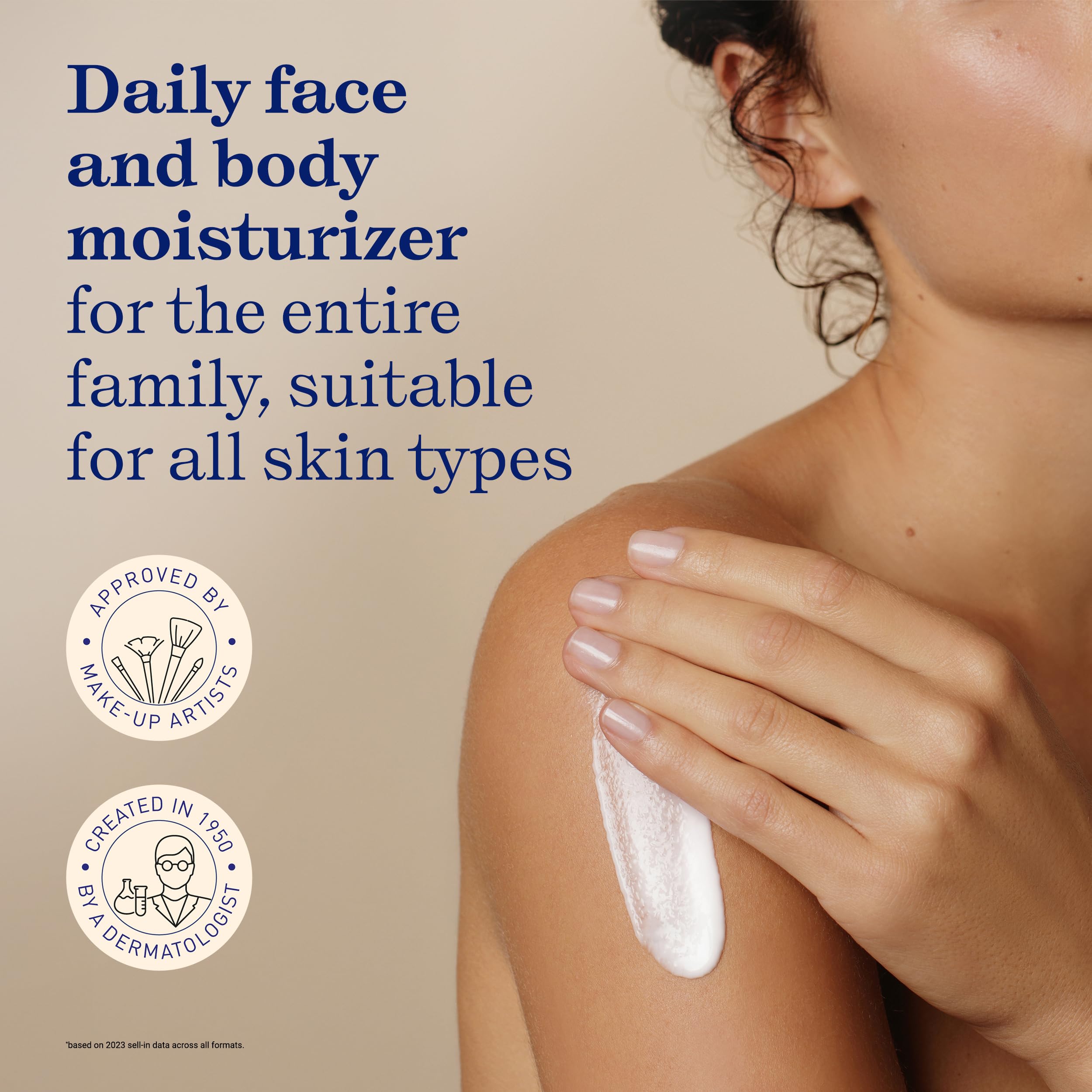 Embryolisse Lait-Crème Fluid+ texture swatch showing quick absorption and non-greasy finish