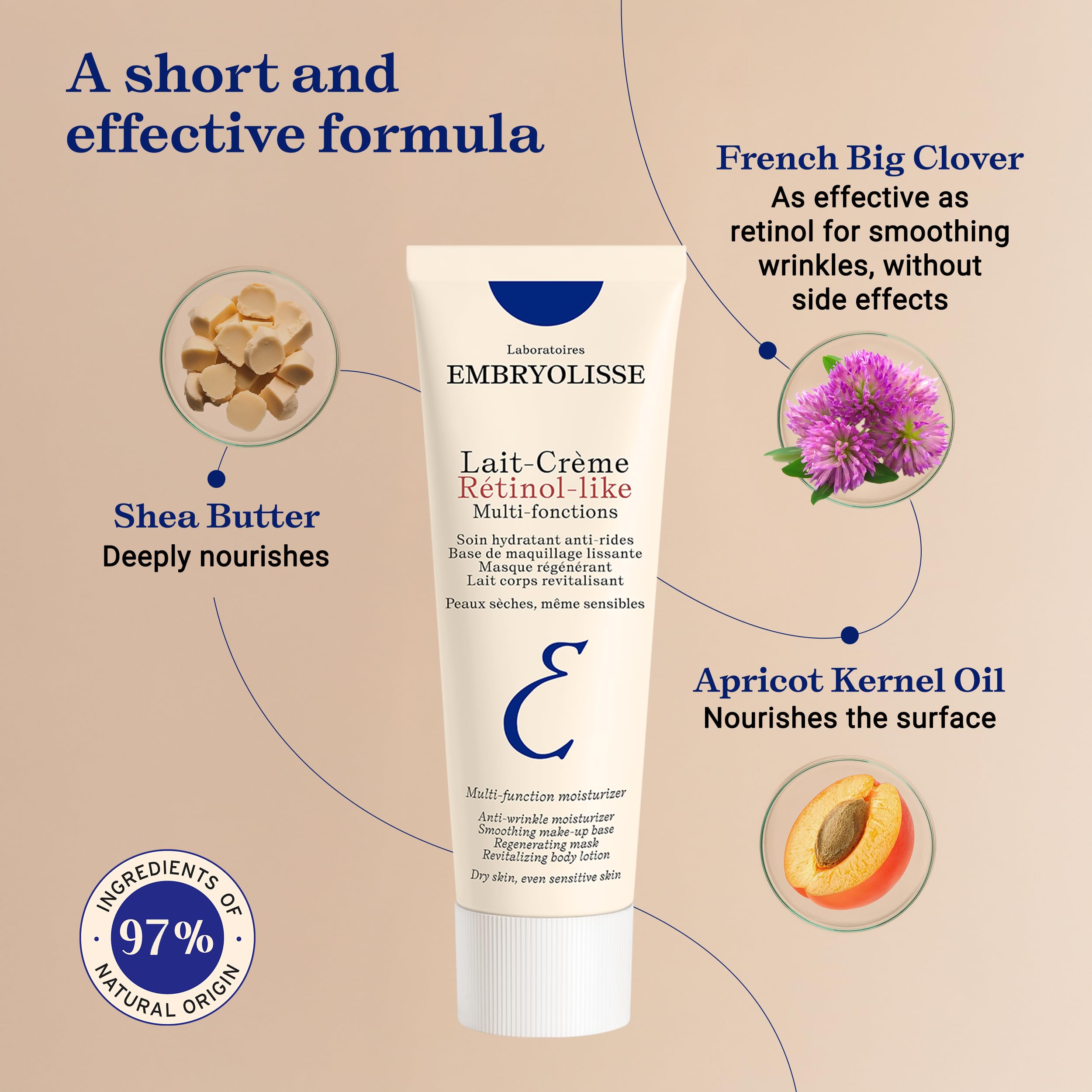 Primer application scene showing makeup base ability of Embryolisse Lait-Crème.