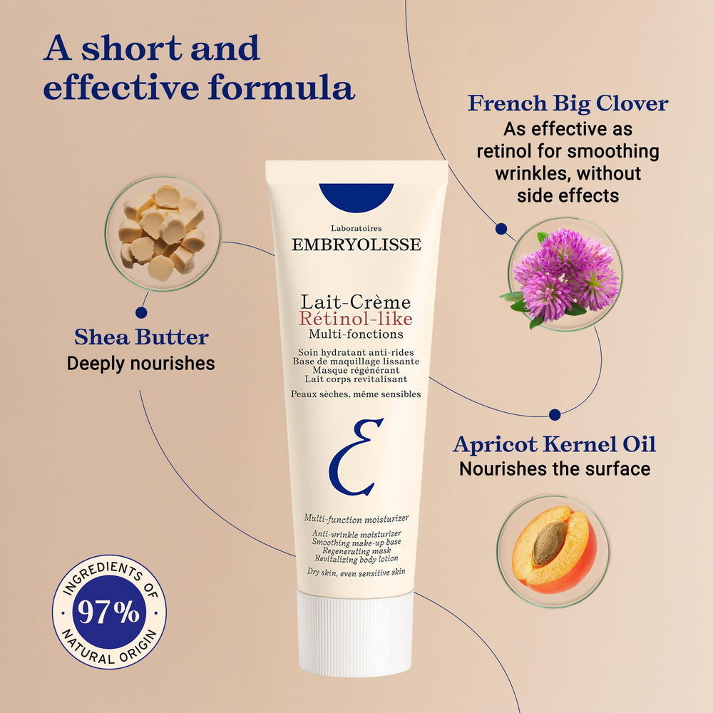 Primer application scene showing makeup base ability of Embryolisse Lait-Crème.