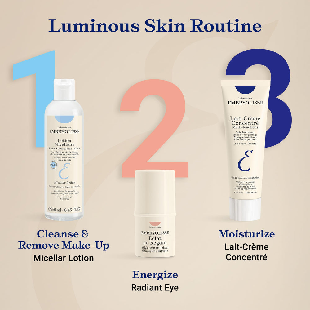 Recyclable Embryolisse packaging supports eco-conscious cleansing