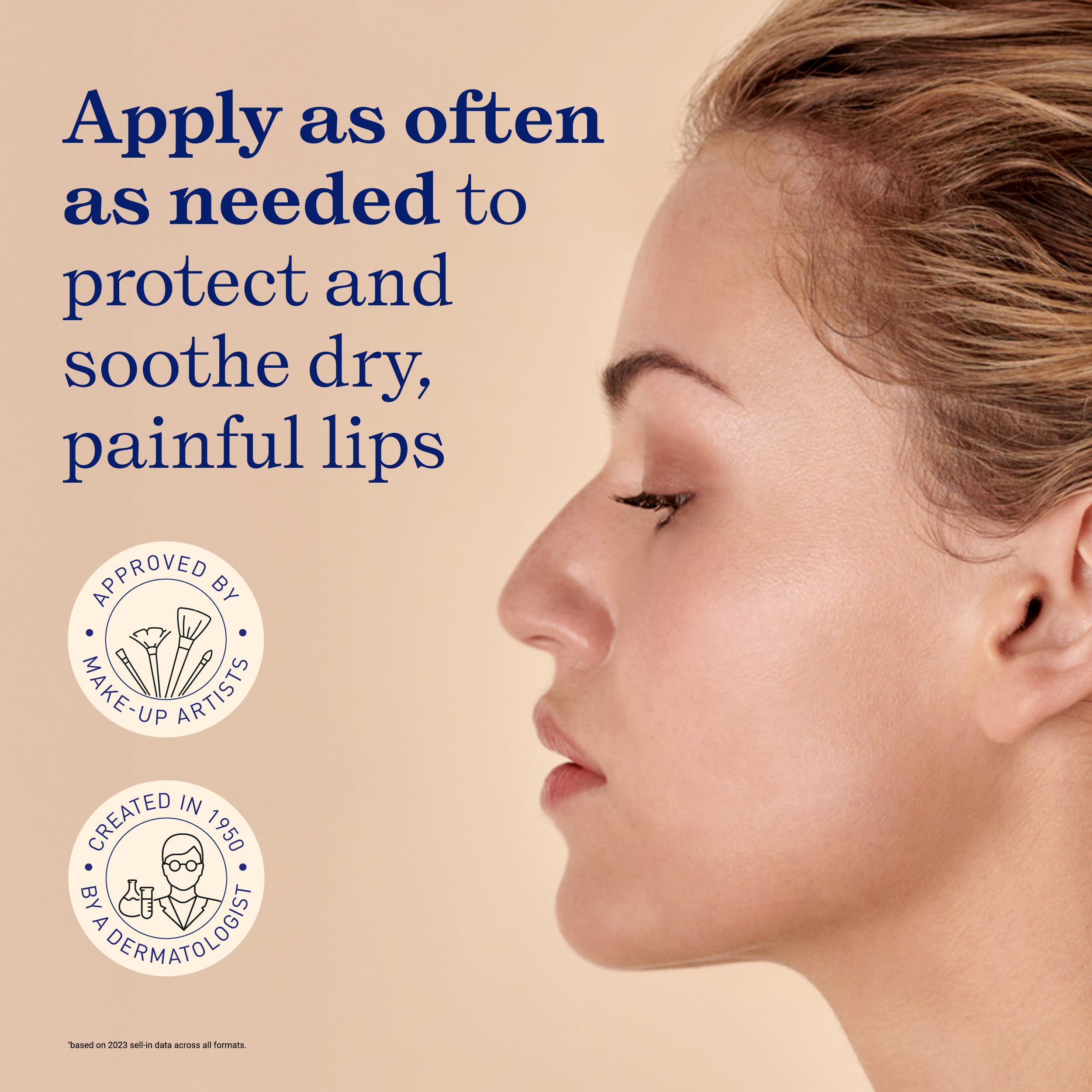 Embryolisse Protective Repair Lip Balm featuring coconut and macadamia oils for nourishment.