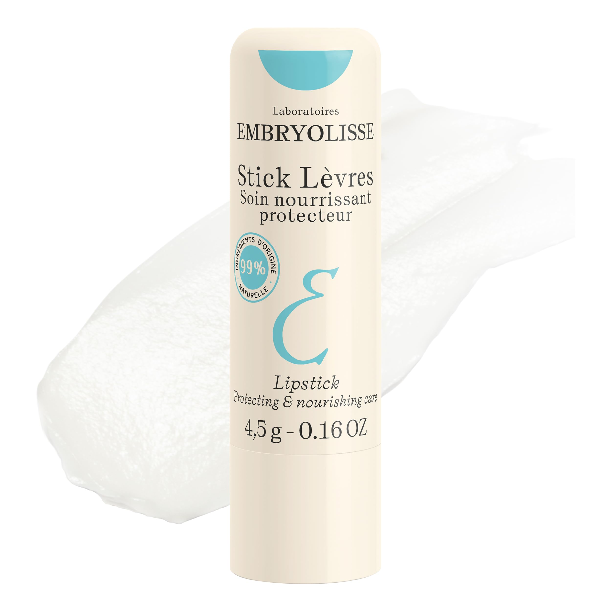 Embryolisse Protective Repair Lip Balm tube close-up showing rich hydration for lips.