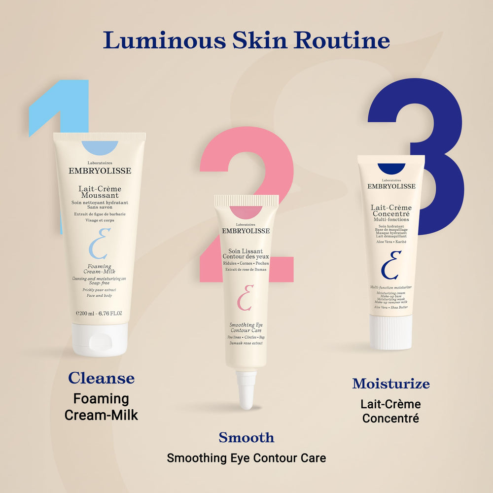 Daily use with soft application around the eyes for rested appearance.