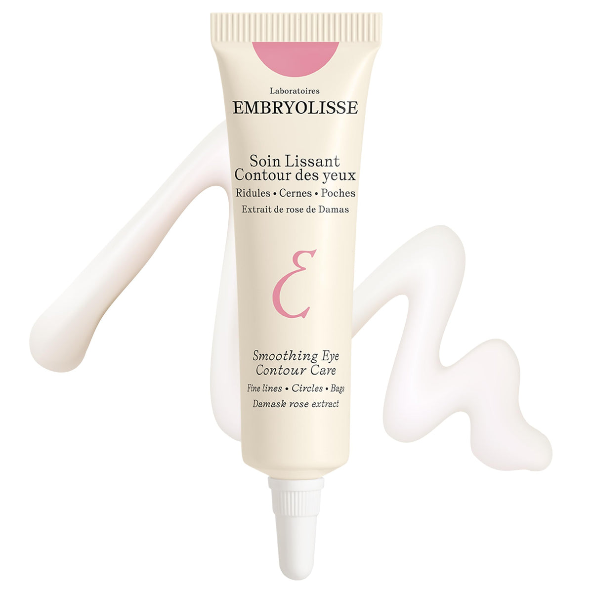 Embryolisse Smoothing Eye Contour Care packaging in recyclable tube enables on-the-go hydration.