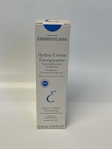 Embryolisse Vitamin C Energizing Face Moisturizer being dispensed for hydration.