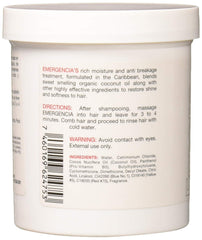 Emergencia Deep Intense Hair Treatment label highlights vitamin-rich formula for nourishment