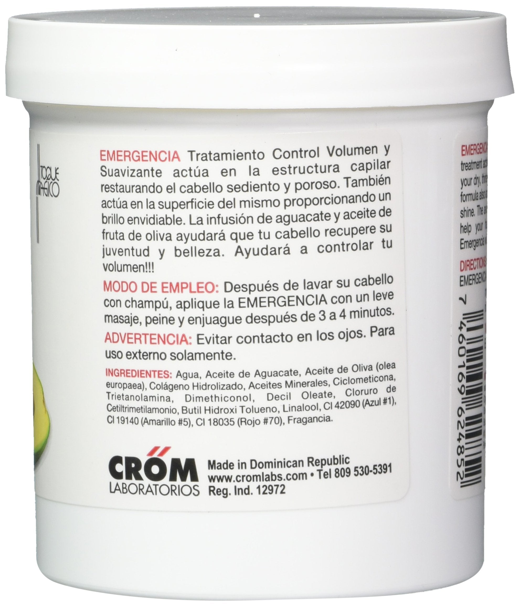 Emergencia Toque Magico softening mask being applied for smoother skin