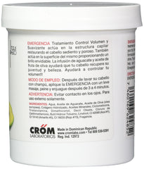 Emergencia Toque Magico softening mask being applied for smoother skin