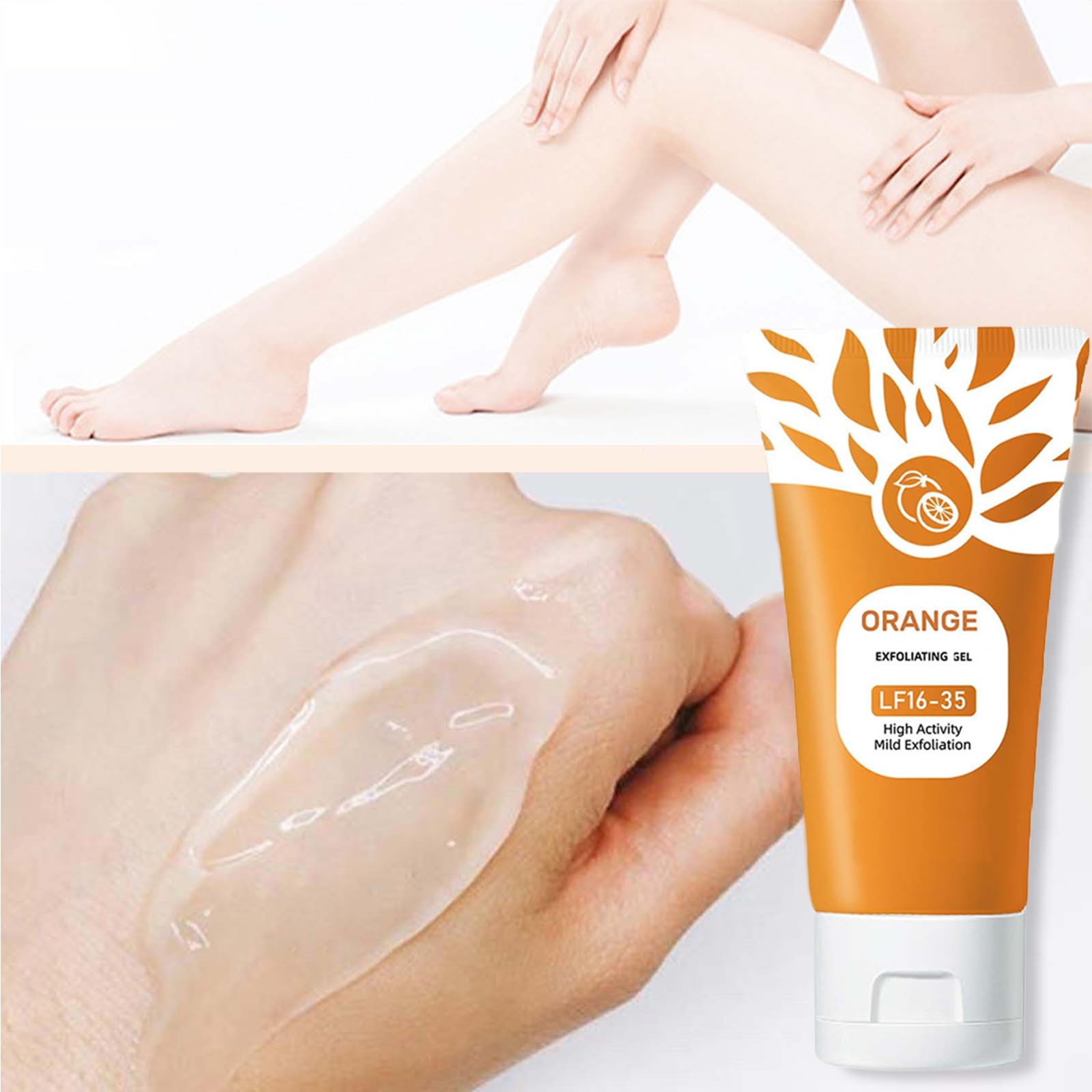 Emgmcp Orange Enzyme Exfoliating Gel moisturizing action leaves hydrated, refreshed skin.