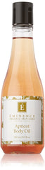 Eminence Apricot Body Oil bottle delivering daily skin hydration.