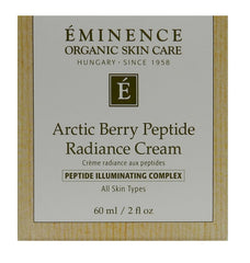 Eminence Arctic Berry Peptide Radiance Cream swatch reveals smooth texture and quick absorption.