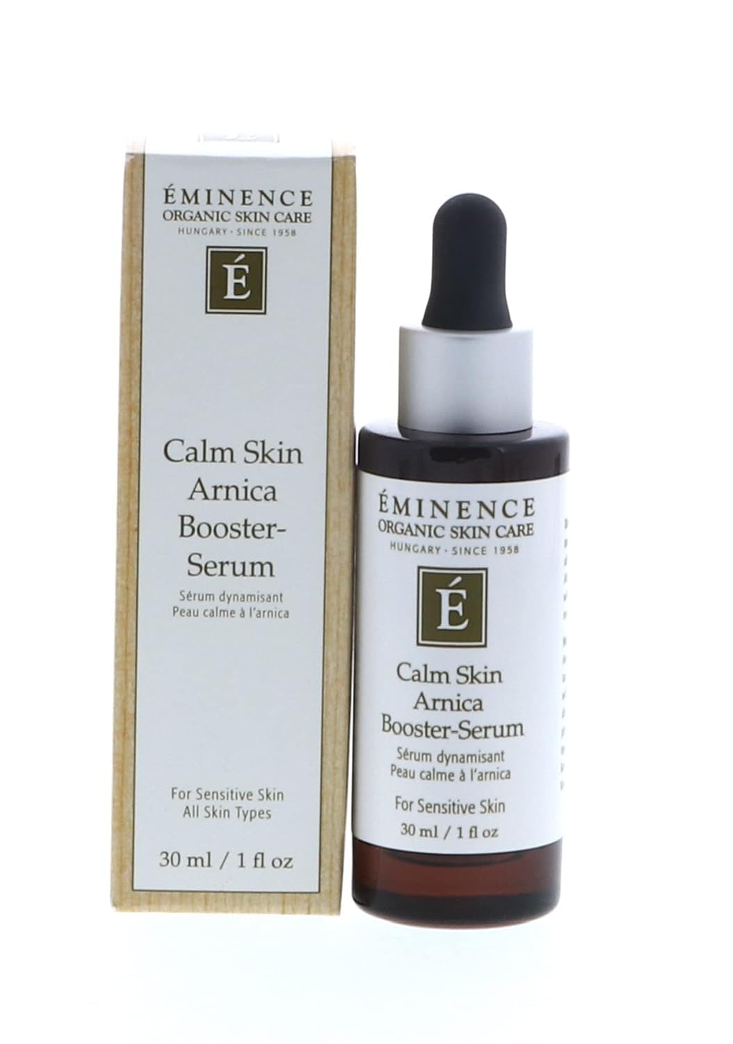 Eminence Arnica Chamomile Lavender Serum close-up highlights the soothing blend
