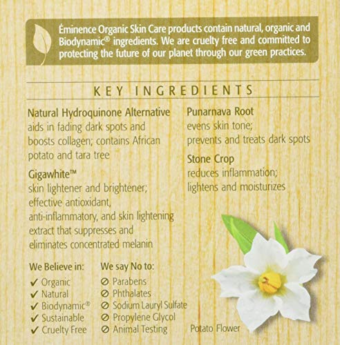Eminence Bright Skin Overnight Correcting Cream shows radiant-skin potential with consistent use.