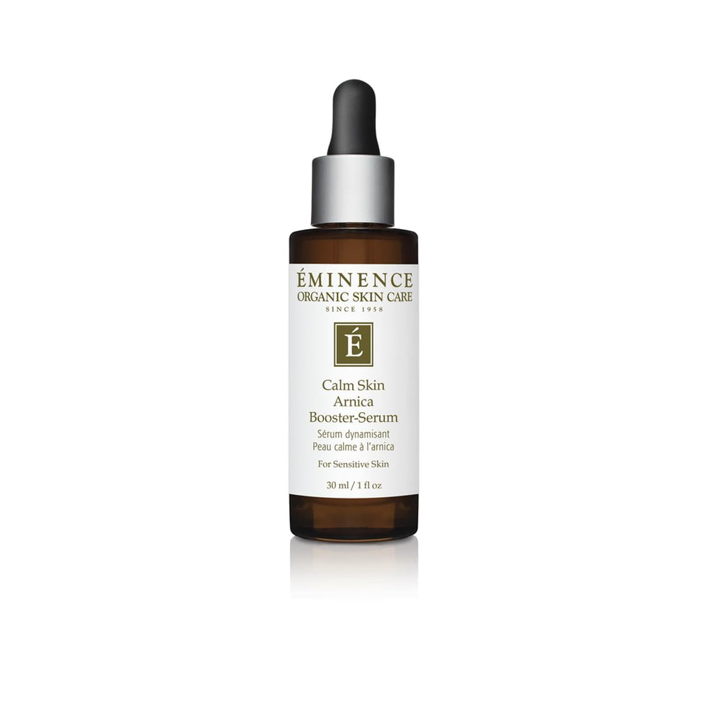 Eminence Calm Skin Arnica Serum bottle shown soothing sensitive skin
