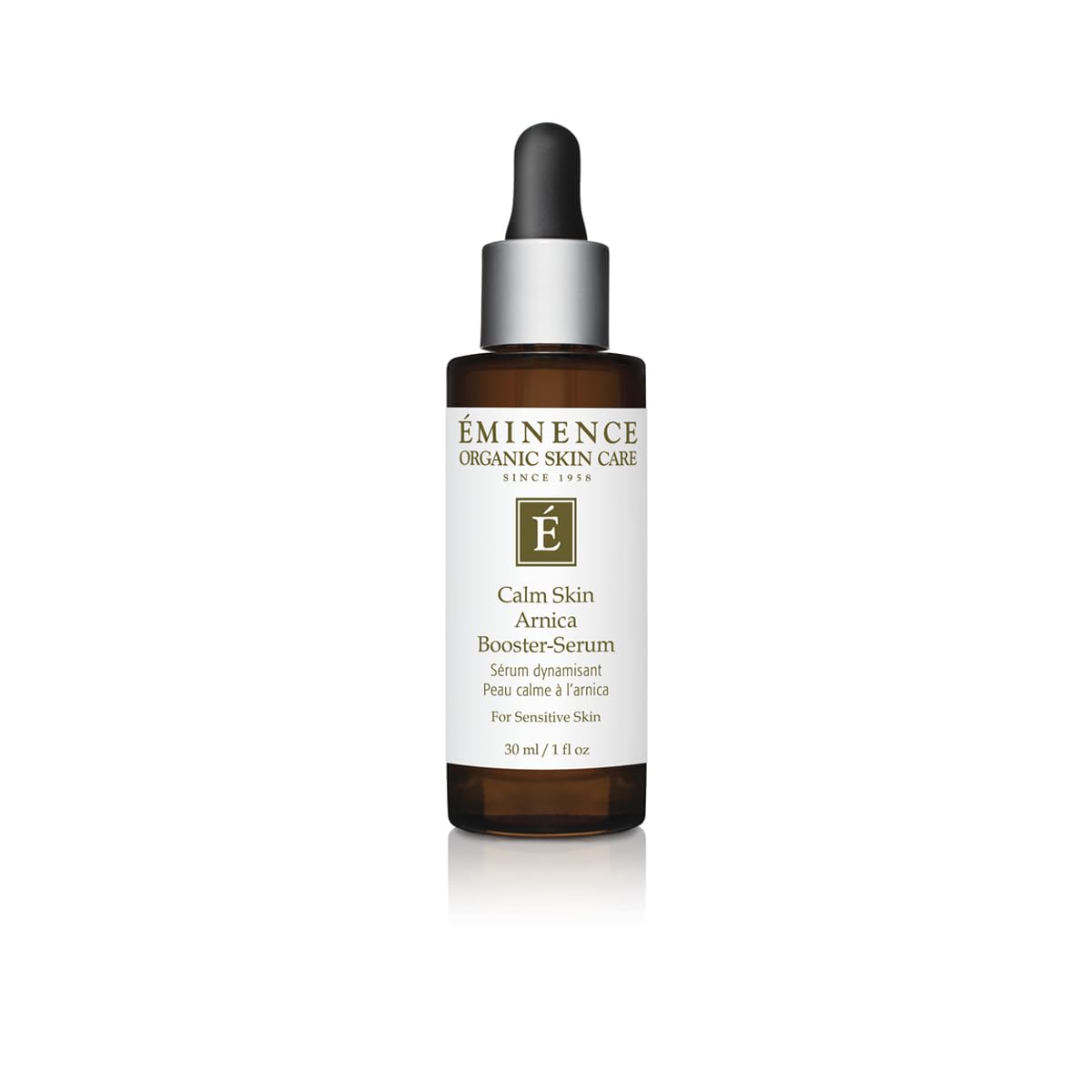 Eminence Calm Skin Arnica Serum bottle shown soothing sensitive skin