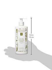 Eminence Calm Skin Chamomile Cleanser dispensing pump demonstrates easy, clean application