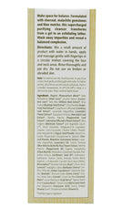 ÉMINENCE Charcoal Exfoliating Gel Cleanser blue-matcha image highlights vitality and refreshed, younger-looking skin.