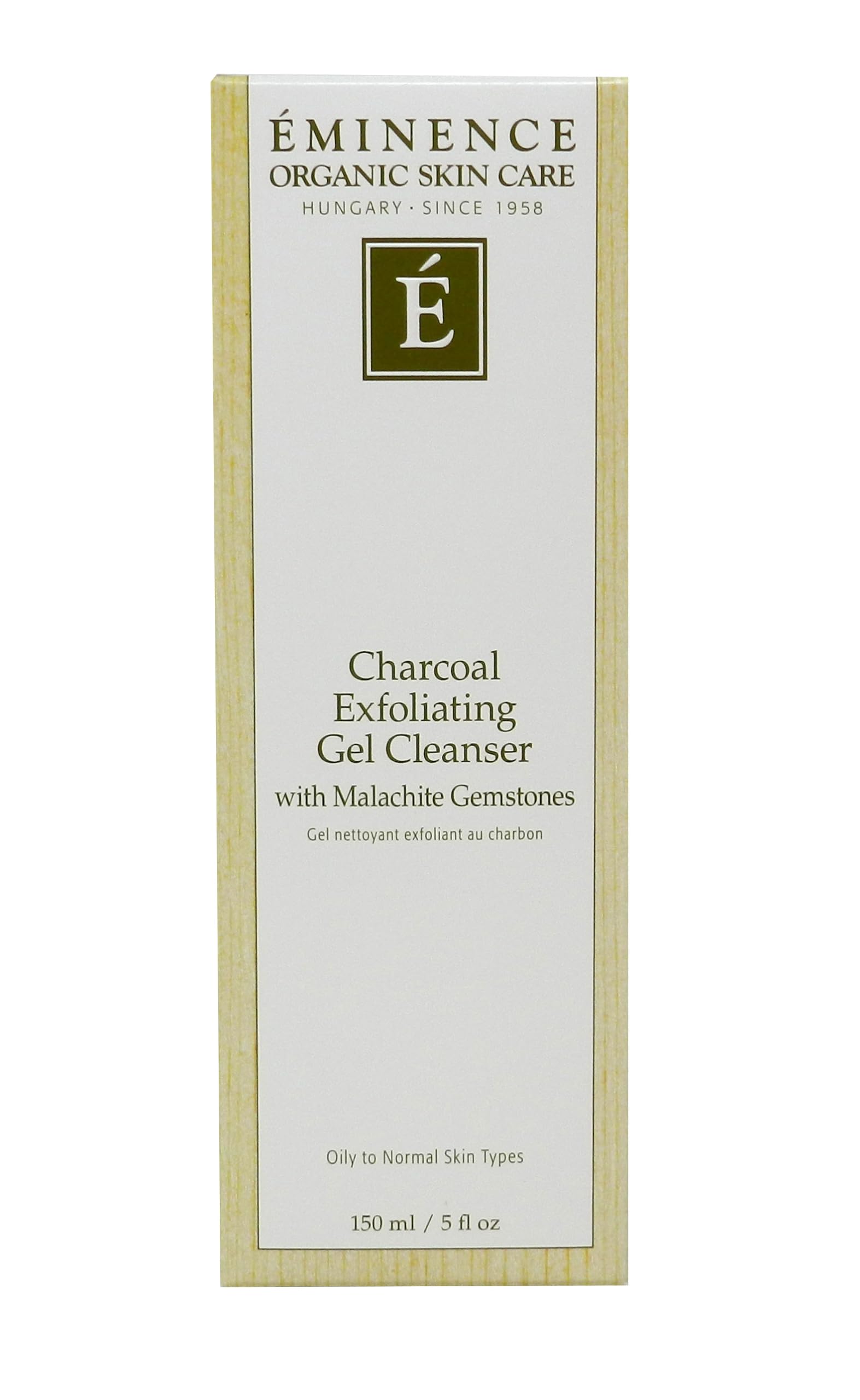 ÉMINENCE Charcoal Exfoliating Gel Cleanser foamy lather enhances pore refinement and skin clarity.