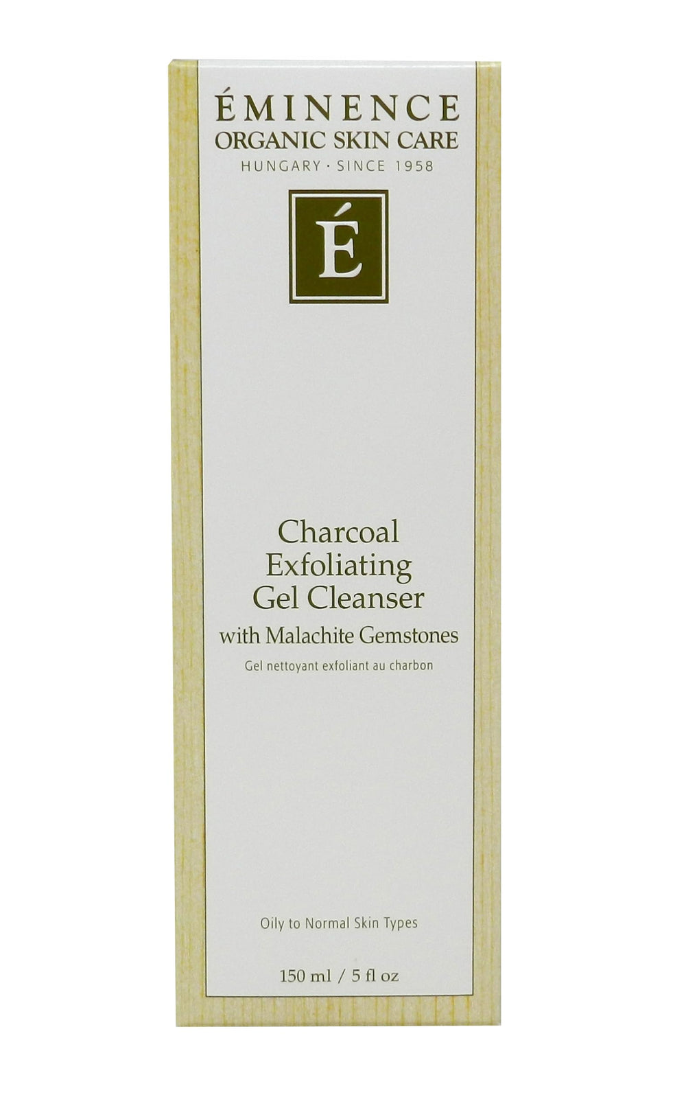 ÉMINENCE Charcoal Exfoliating Gel Cleanser foamy lather enhances pore refinement and skin clarity.