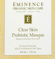 Eminence Clear Skin Probiotic Masque application swirl demonstrates soothing ritual benefits