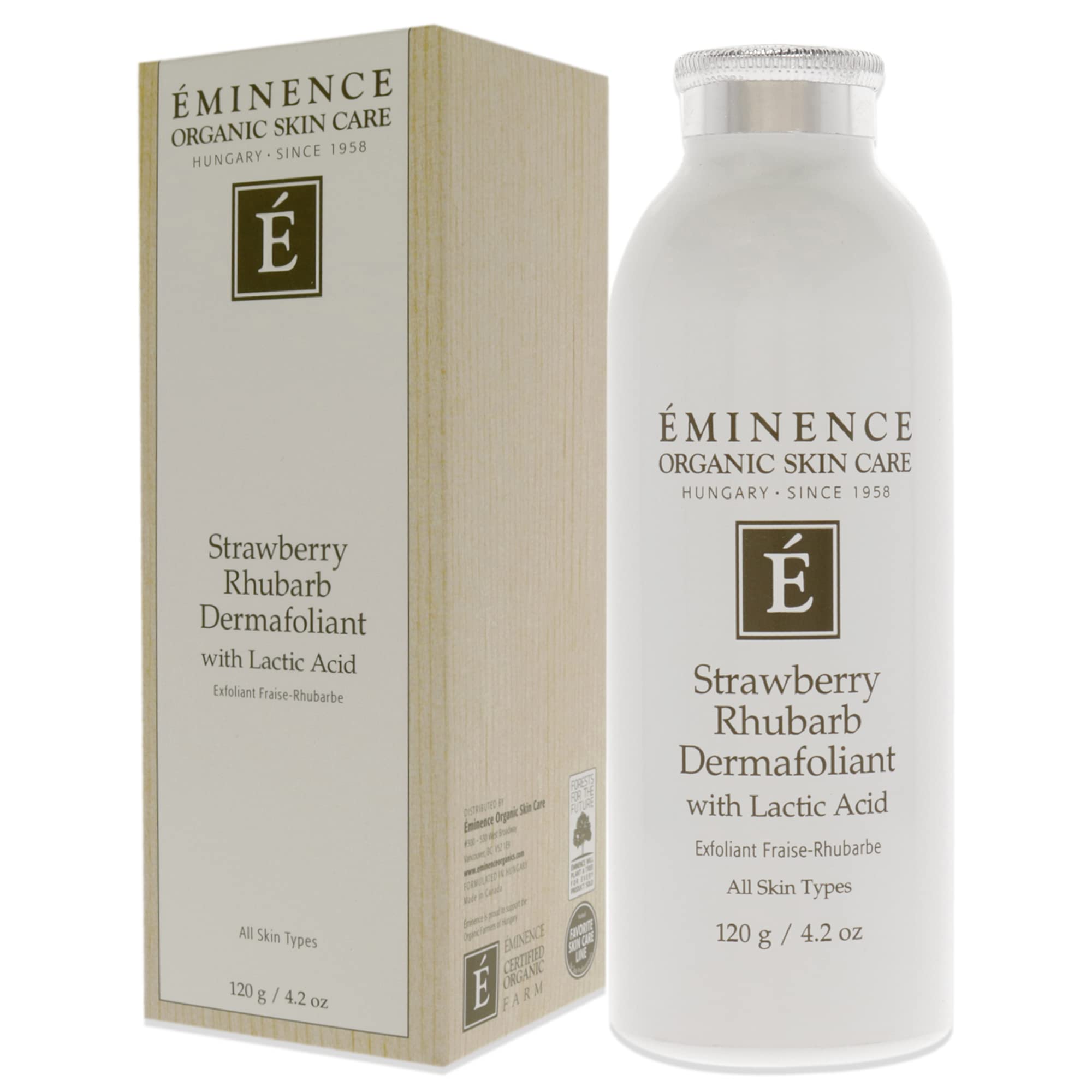 Eminence Dermafoliant water-activation demonstrates activation with water for gentle exfoliation