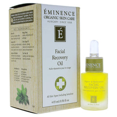 Eminence Facial Recovery Oil bottle—hydration and soothing care for aging skin.