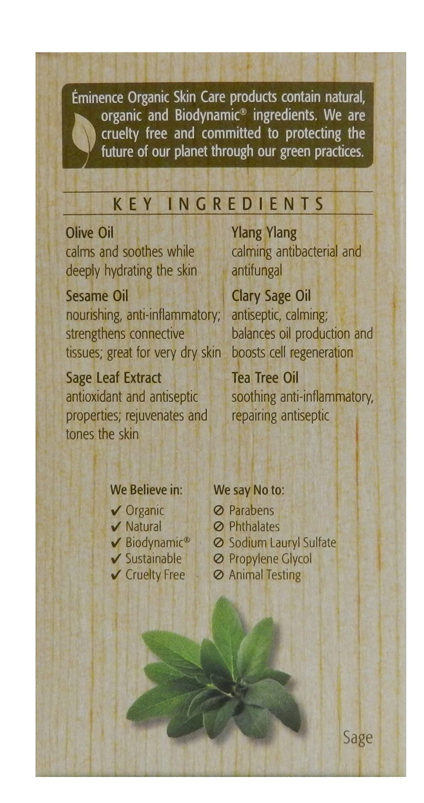 Eminence Facial Recovery Oil texture close-up—silky, lightweight formula.