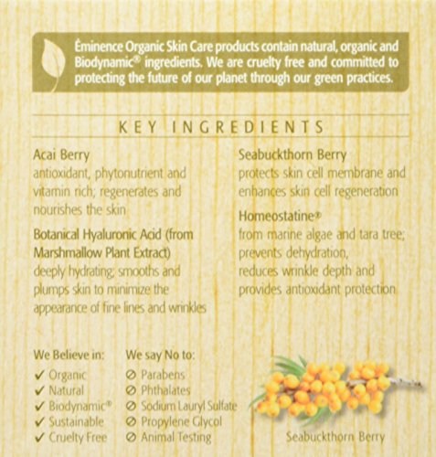Eminence Firm Skin Acai Moisturizer pump demonstrates easy, controlled application