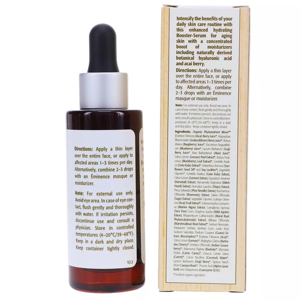 Eminence Firm Skin Acai Serum one-ounce package showcasing compact travel-friendly packaging