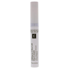 Using Eminence Hibiscus Ultra Lift Eye Cream under-eye for smoothing and puff reduction