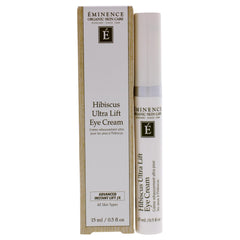 Eminence Hibiscus Ultra Lift Eye Cream jar showing rich hydration for elasticity