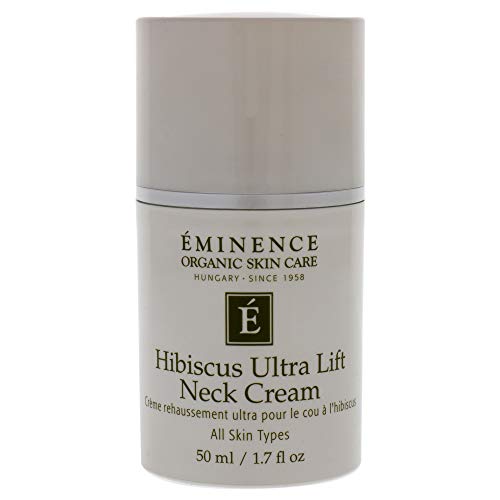 Eminence Hibiscus Ultra Lift Neck Cream decolletage smoothing improves neck appearance.