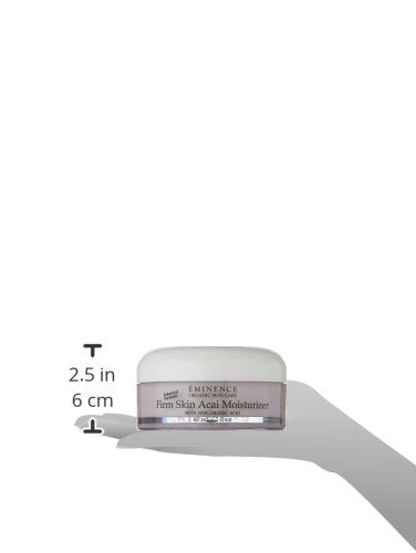 Eminence Hyaluronic Acid moisturizer applied by hands for hydration boost.