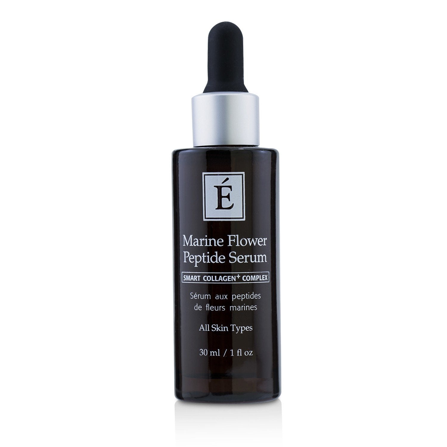 Eminence Marine Flower Peptide serum pump-dispense demonstrates easy application for daily skincare