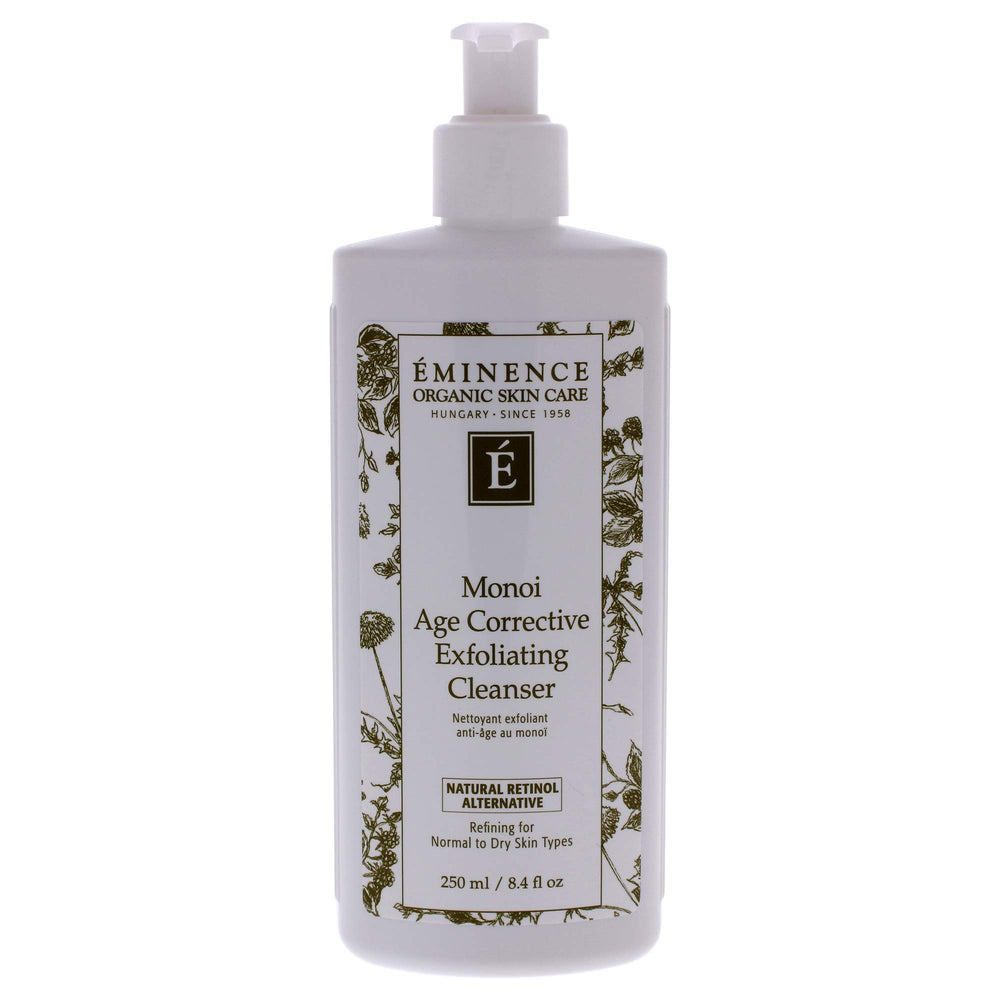 Eminence Monoi Age Corrective Exfoliating Cleanser bottle delivering smooth skin and gentle exfoliation