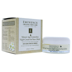 Eminence Monoi Age Corrective Night Cream jar provides hydrating night care for normal to dry skin